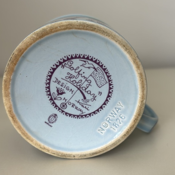 Vintage Stavangerflint Norway Kari Nyquist
Large coffee soup Mug Golfing Holiday - Picture 10 of 12